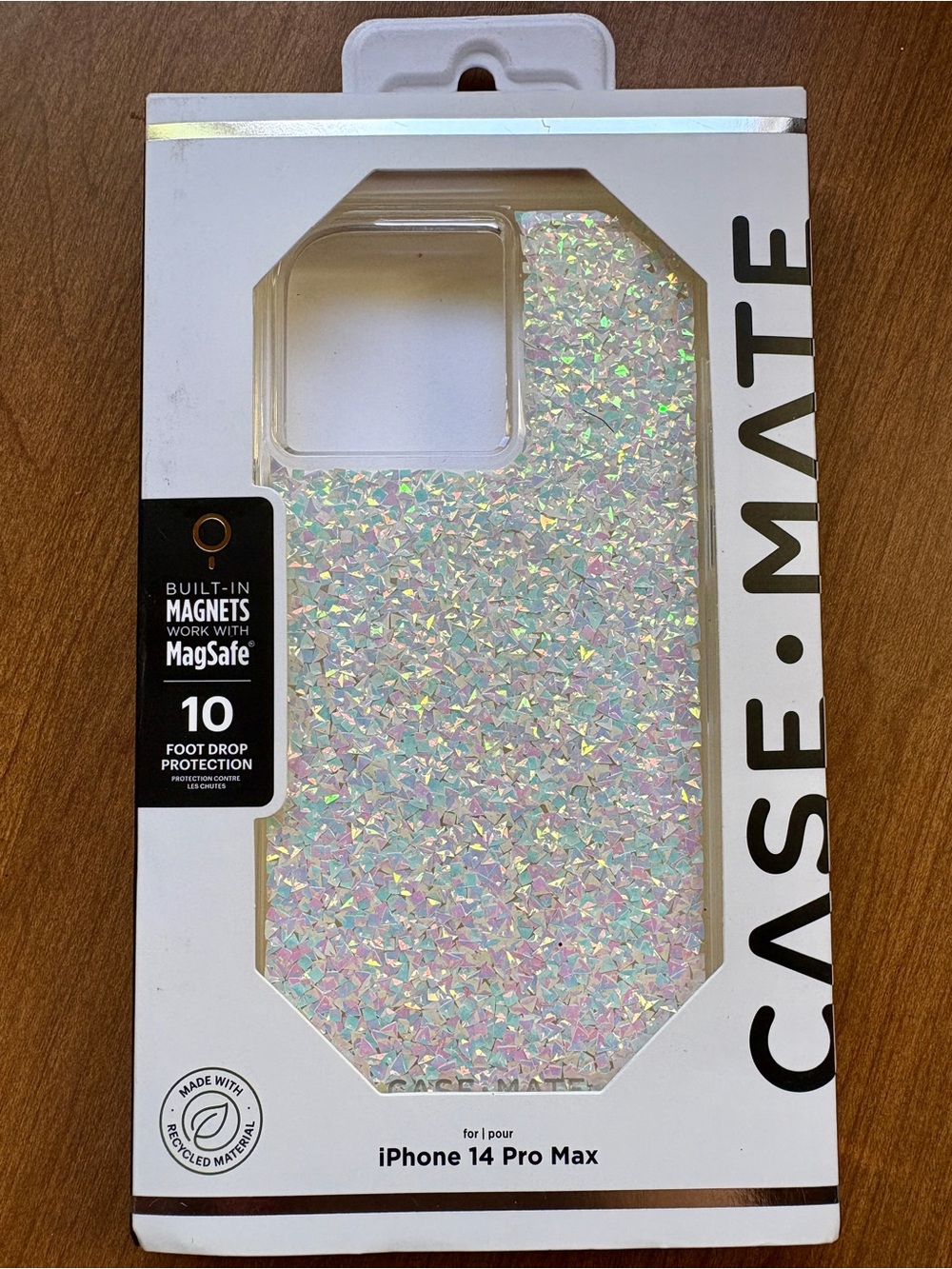 case-mate Iridescent Glitter Phone Case - White Holographic